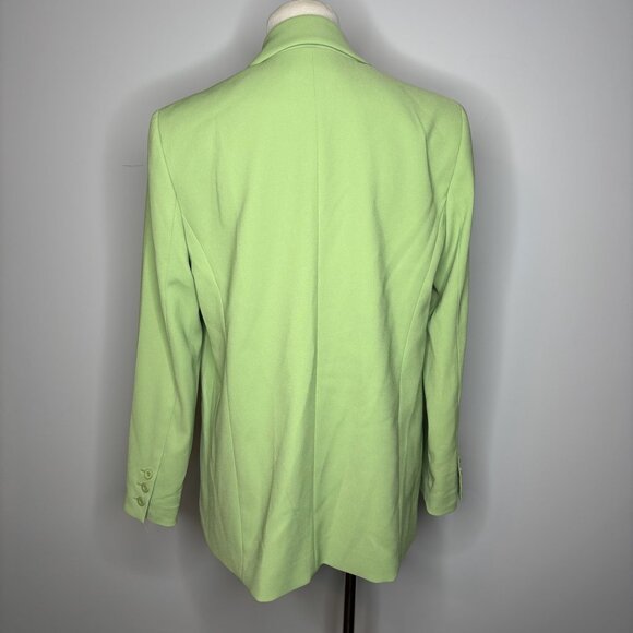 Alice + Olivia - Green Denny One Button Blazer - Picture 3 of 4